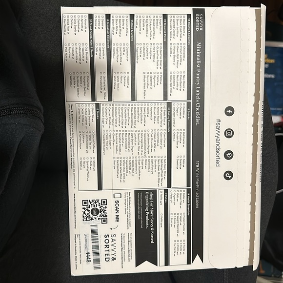 Minimalist Pantry Labels for Food Containers - 179 Food Labels for Organizing - Picture 4 of 4